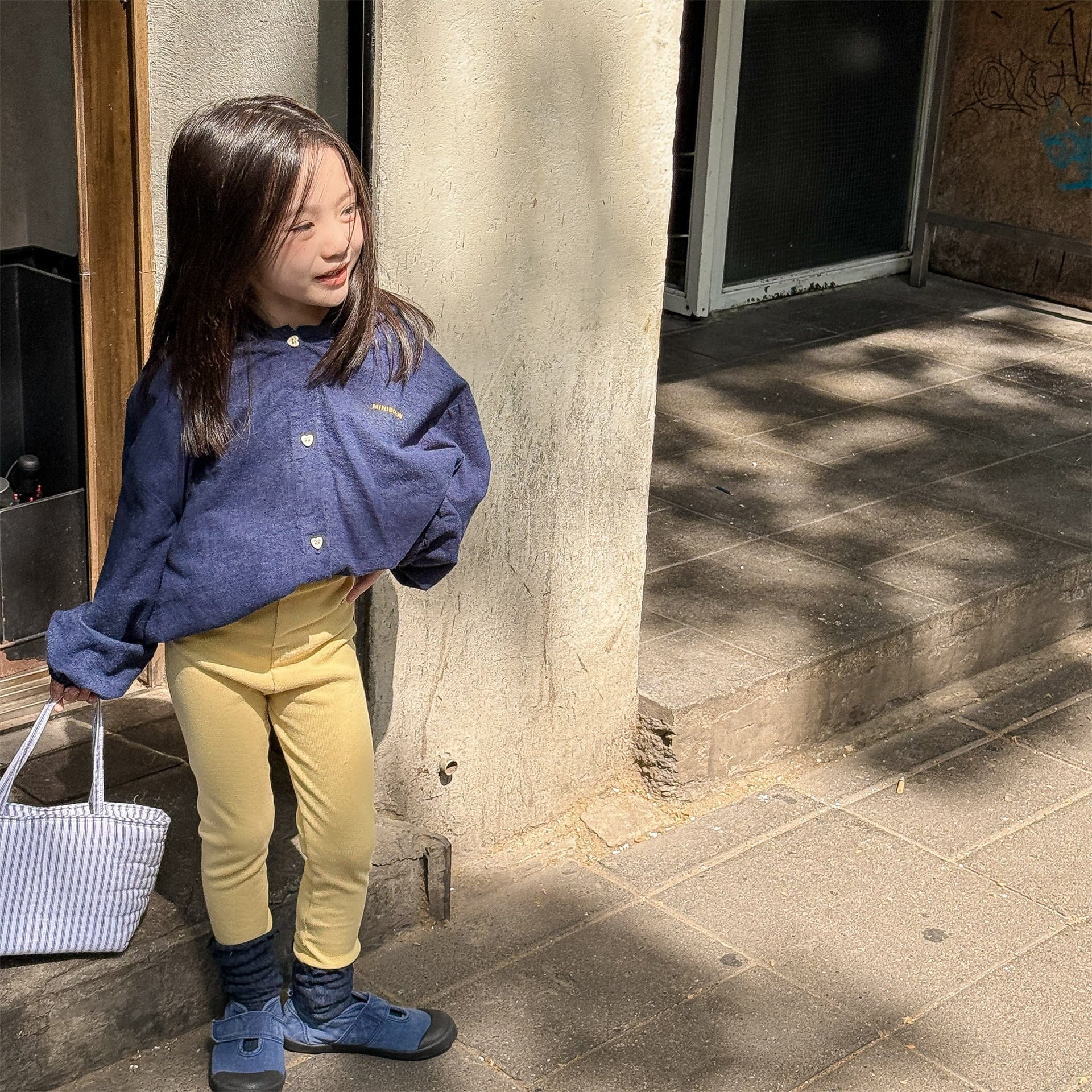 レギンスパンツ ワッフル生地リブレギンス ロングパンツ【mh0010815】