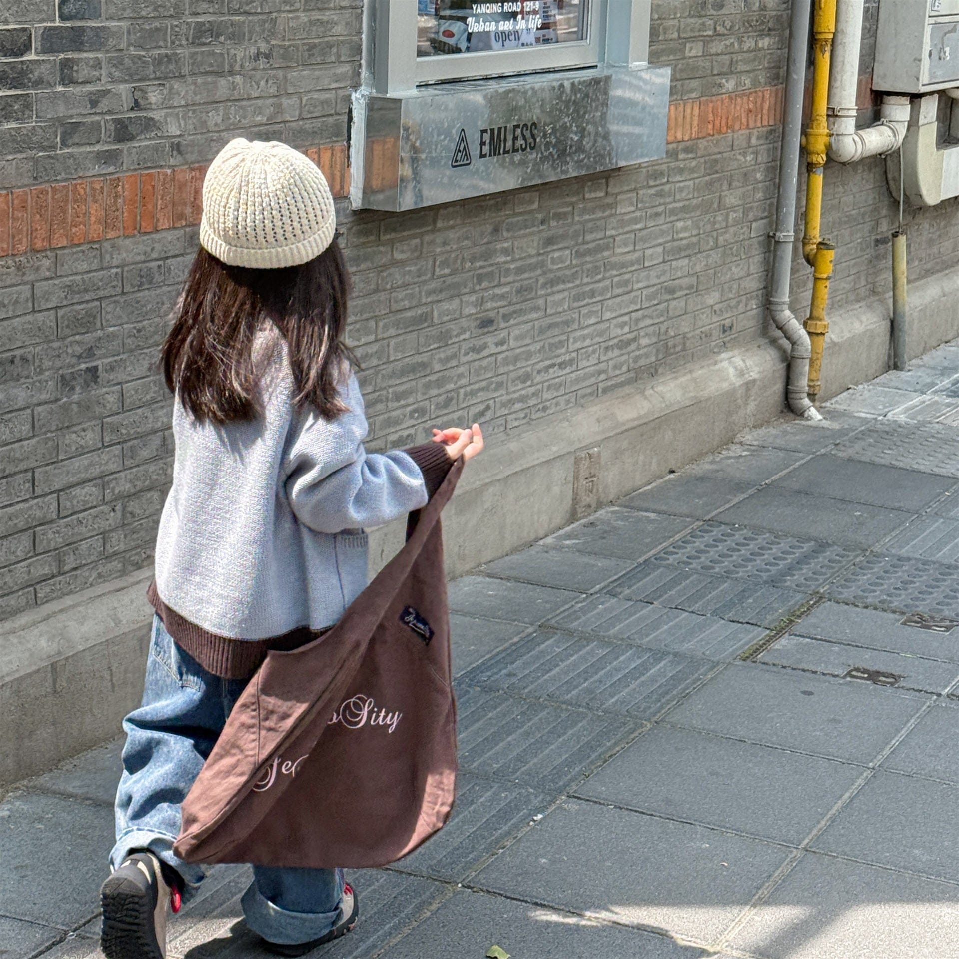 カーディガン・パーカー ワッペン付きジップアップニットカーディガンセーター【mh0010903】