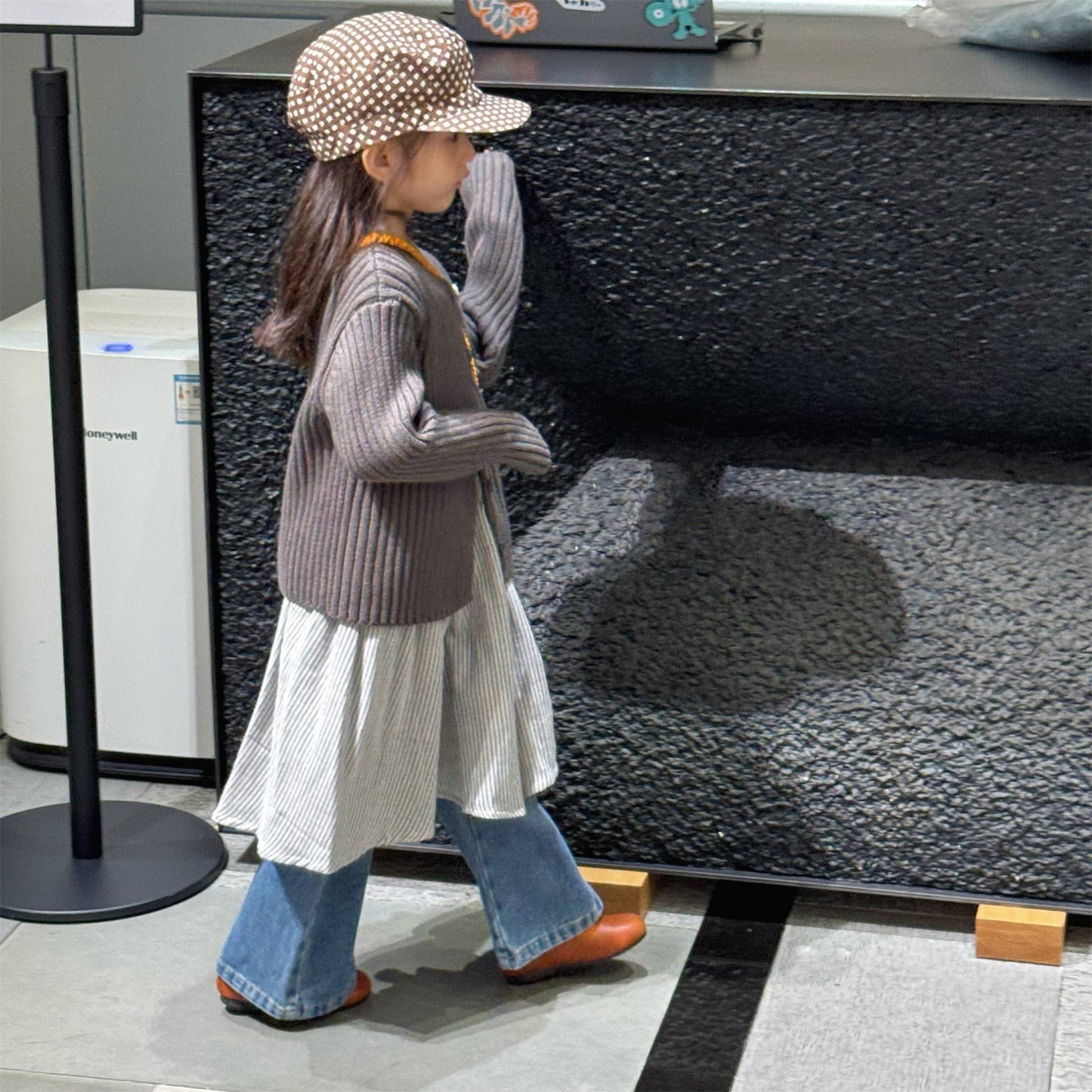 カーディガン・パーカー リブ編みニットカーディガン【mh0010905】