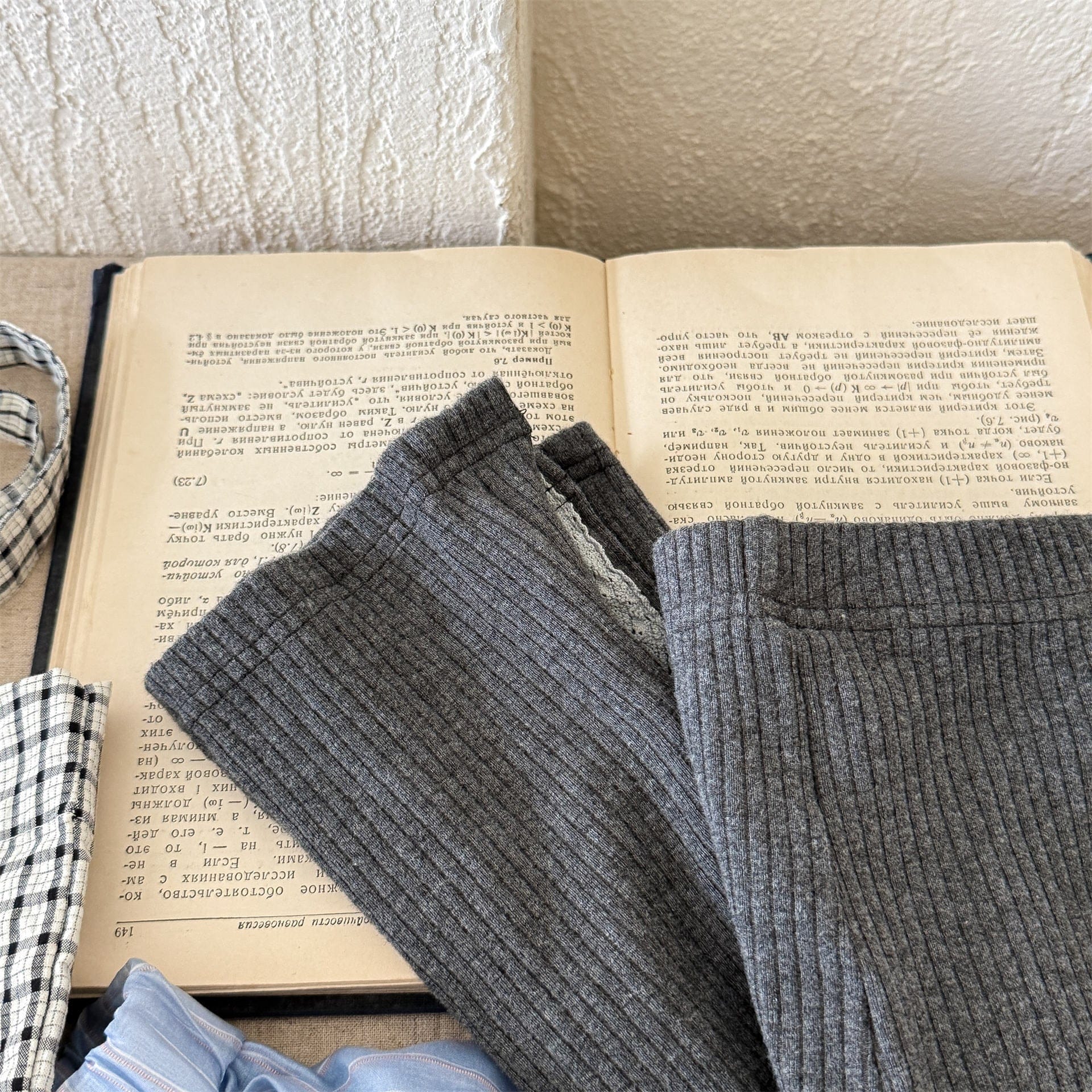 レギンスパンツ レースパッチスリットリブレギンスパンツ【mh0010908】