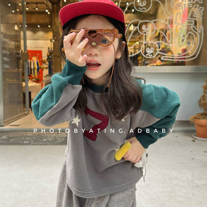 トレーナー・フーディ ナンバーワッペン星柄フリーストレーナー【mh0010909】