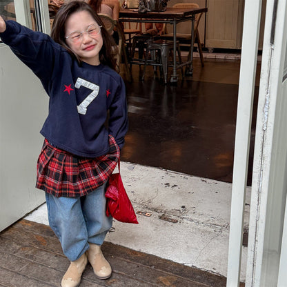 トレーナー・フーディ ナンバーワッペン星柄フリーストレーナー【mh0010909】