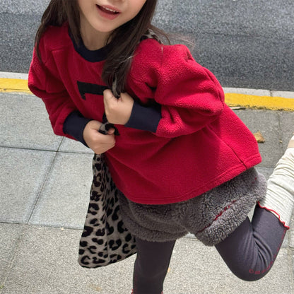 ハーフパンツ・ショートパンツ ボアショートパンツカラーステッチもこもこあったかボトムス【mh0010910】