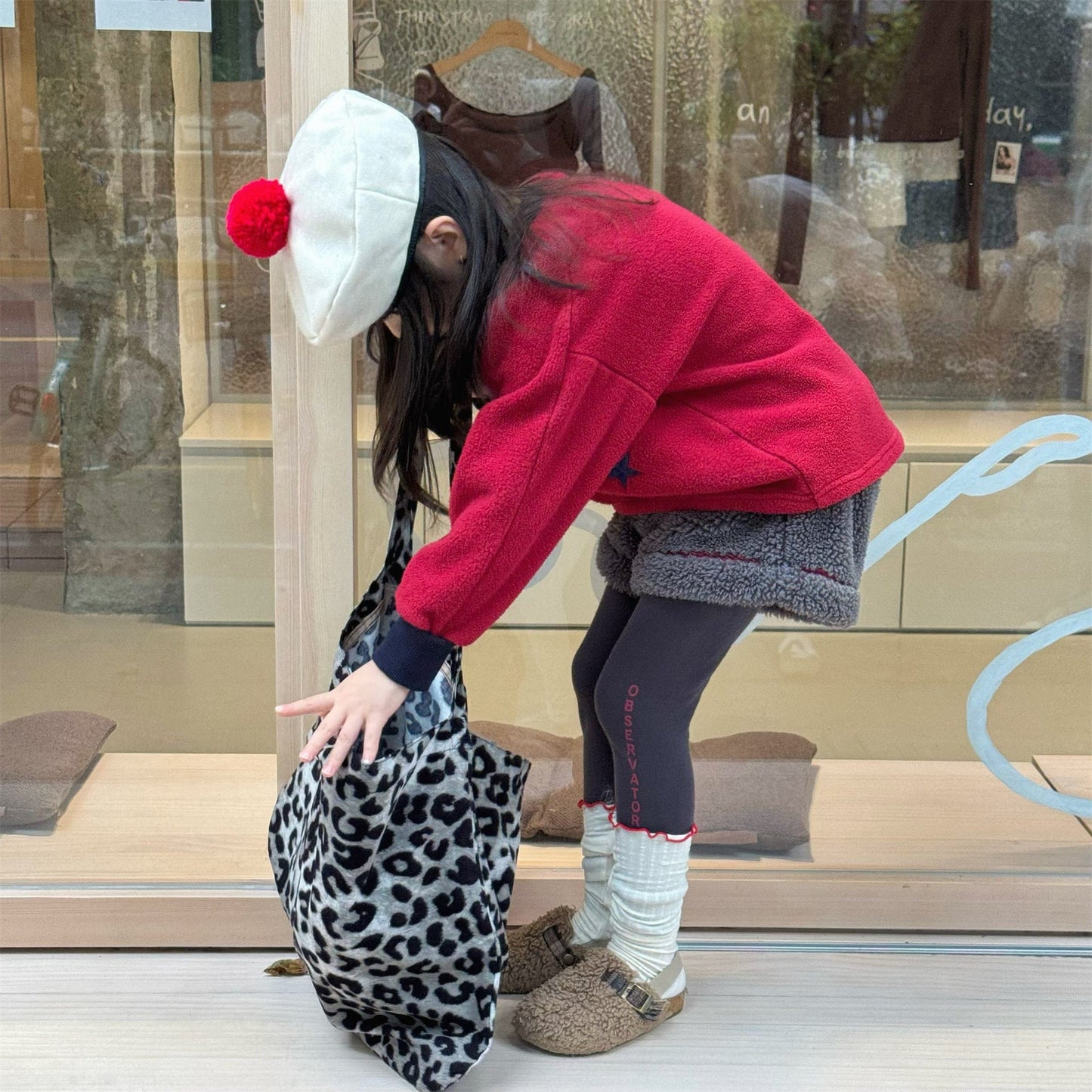 ハーフパンツ・ショートパンツ ボアショートパンツカラーステッチもこもこあったかボトムス【mh0010910】