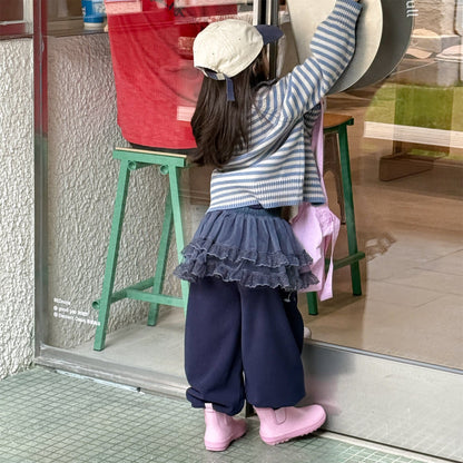 ロングパンツ・スウェットパンツ 刺繍入りコーラルベルベットジョガーパンツ裏起毛あったかボトムス【mh0010911】