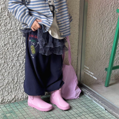 ロングパンツ・スウェットパンツ 刺繍入りコーラルベルベットジョガーパンツ裏起毛あったかボトムス【mh0010911】