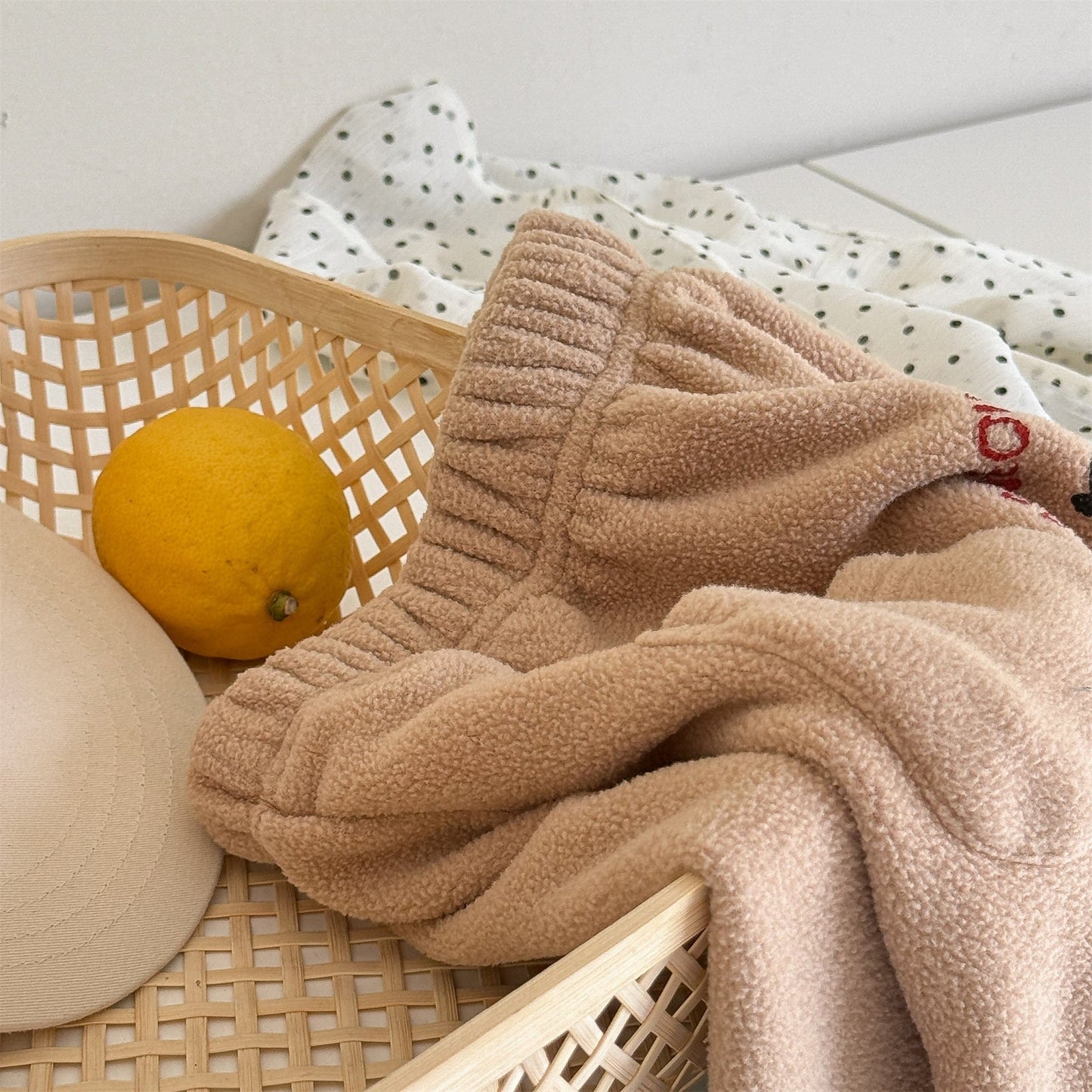 ロングパンツ・スウェットパンツ 刺繍入りコーラルベルベットジョガーパンツ裏起毛あったかボトムス【mh0010911】