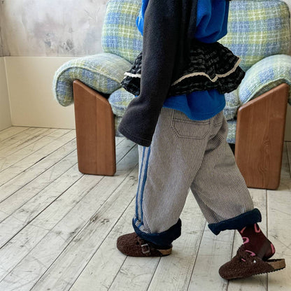 ロングパンツ・スウェットパンツ デニムロングパンツ 裏キルティング 中綿入り ジーンズ 長ズボン【mh0011403】