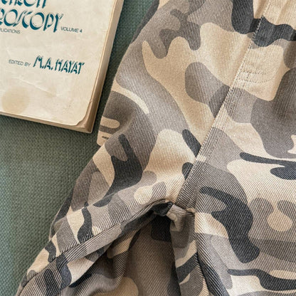 ロングパンツ・スウェットパンツ カモフラ柄ロングパンツ 裏起毛 長ズボン カジュアルパンツ【mh0011414】