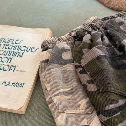 ロングパンツ・スウェットパンツ カモフラ柄ロングパンツ 裏起毛 長ズボン カジュアルパンツ【mh0011414】