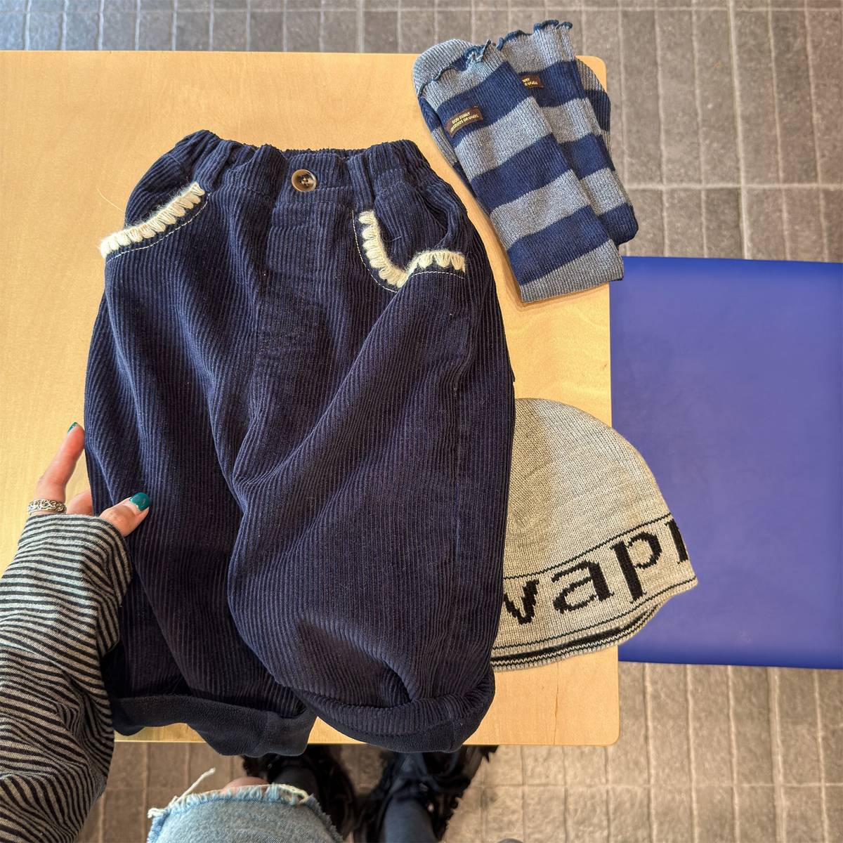 ロングパンツ・スウェットパンツ コーデュロイロングパンツ 裏起毛 暖か長ズボン コットン素材【mh0011415】