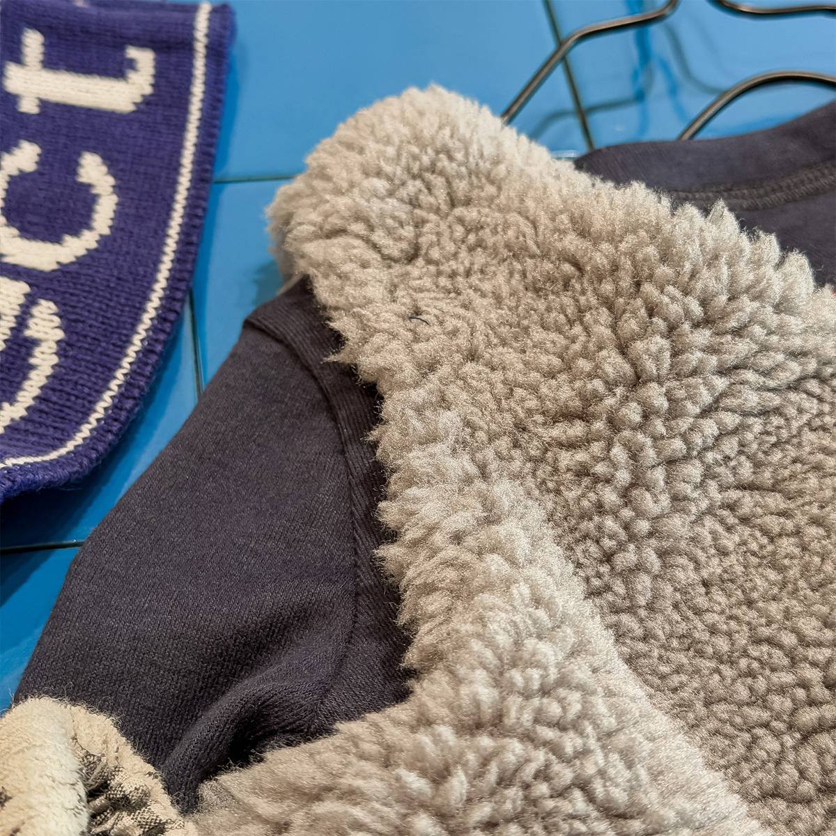 ノースリーブワンピース シープボアジャンパースカート ノースリーブ ふわふわ素材 ワンピース【mh0011420】