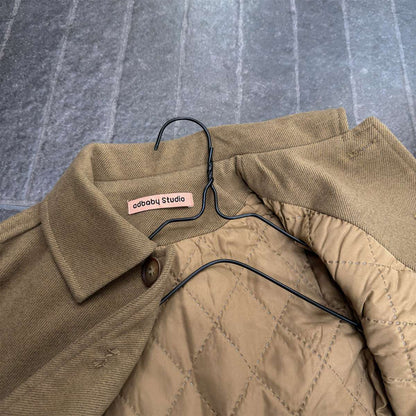 ロングコート コート ジャケット ウール調素材 ミディアム丈 アウター【mh0011421】