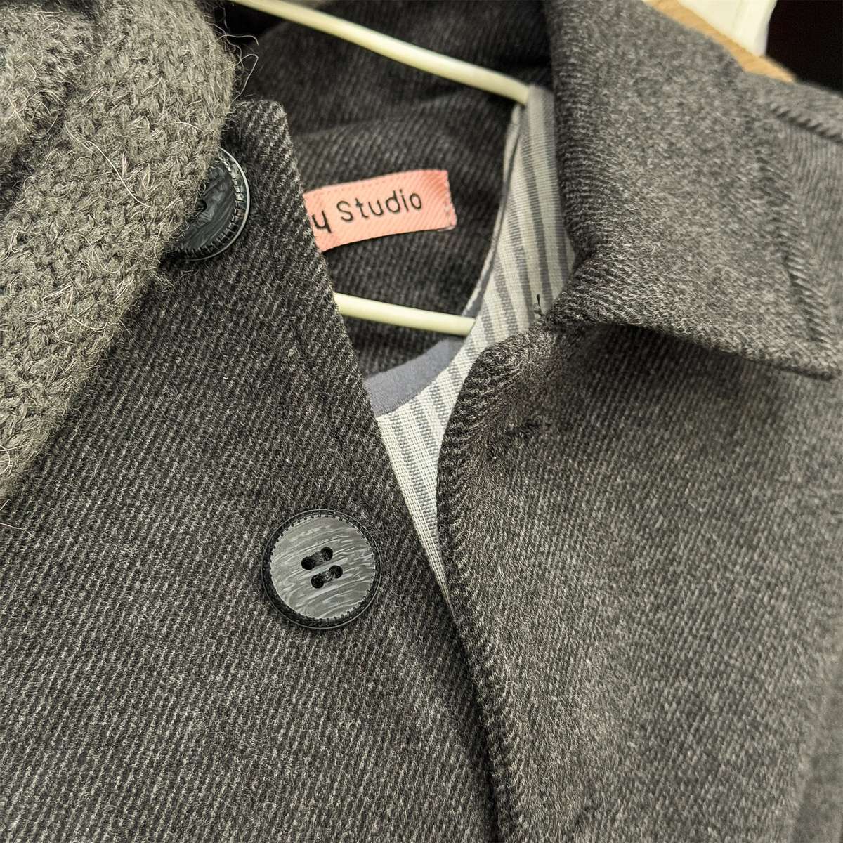 ロングコート コート ジャケット ウール調素材 ミディアム丈 アウター【mh0011421】