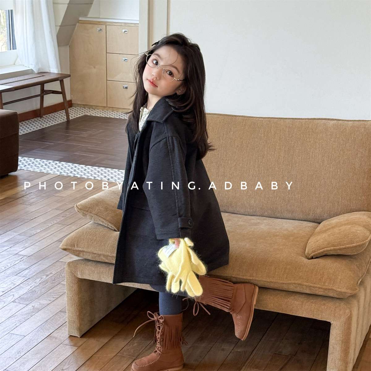 ロングコート コート ジャケット ウール調素材 ミディアム丈 アウター【mh0011421】