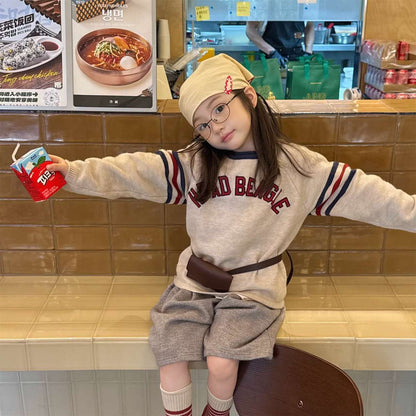 ニット・セーター 長袖セーター ニット素材 ラグラン袖 刺繡ロゴ トップス【mh0011422】