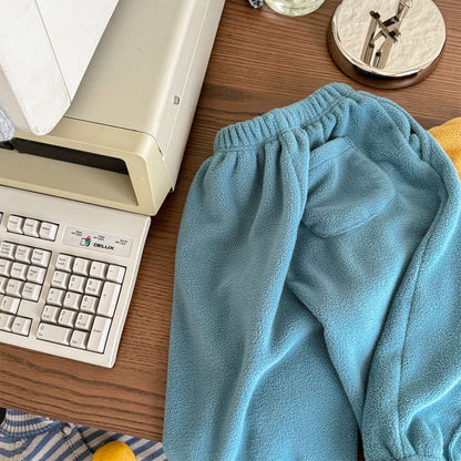 ロングパンツ・スウェットパンツ フリーススウェットパンツ ルーズシルエット あったか長ズボン【mh0011423】