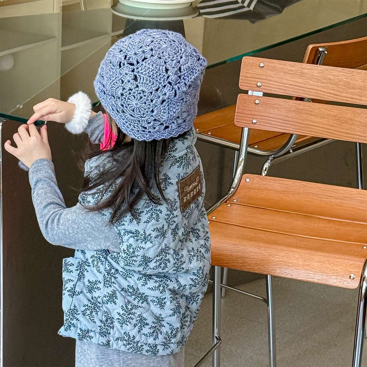 ベスト キルティングベスト ノースリーブ 中綿入り 花柄プリント【mh0011425】