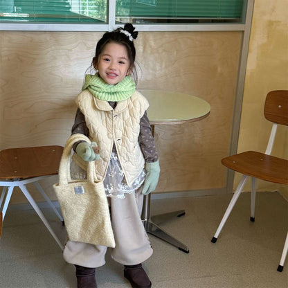 ベスト キルティングベスト ノースリーブ 中綿入り 花柄プリント【mh0011425】