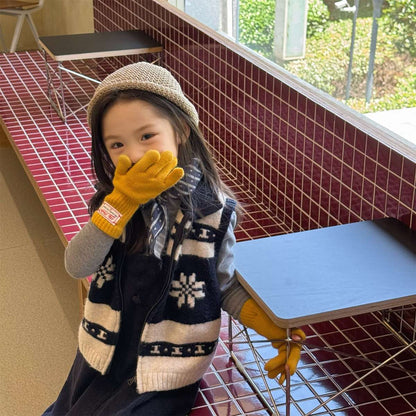 ベスト ニットベスト ジップアップ ノルディック柄 ノースリーブ トップス【mh0011429】