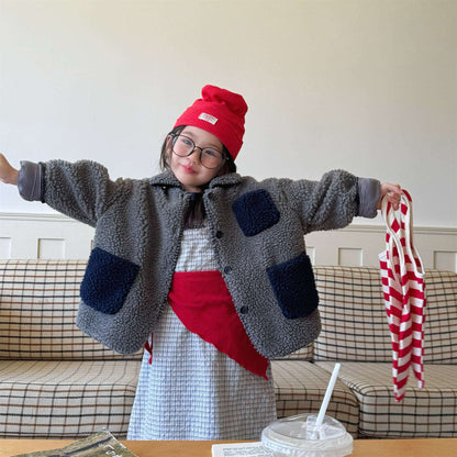 ショートコート・ジャケット・ジャンパー シープボアジャケット バイカラーポケット アウター 厚手 もこもこ防寒【mh0011437】