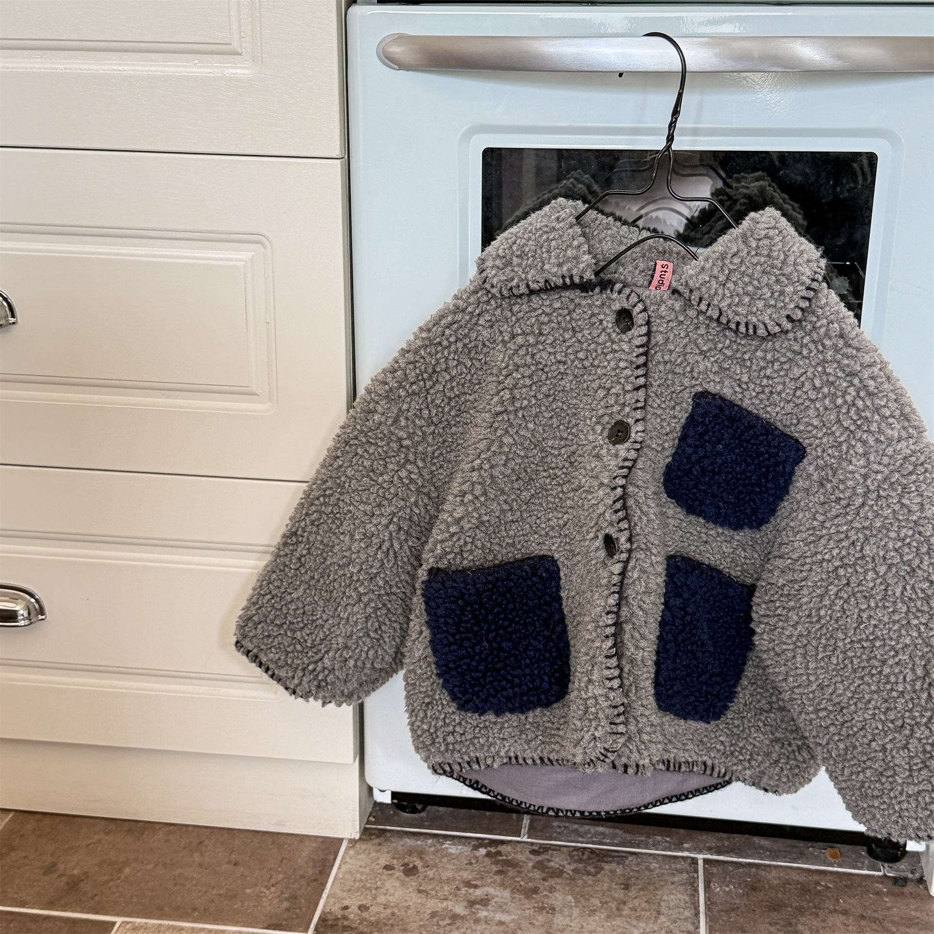 ショートコート・ジャケット・ジャンパー シープボアジャケット バイカラーポケット アウター 厚手 もこもこ防寒【mh0011437】