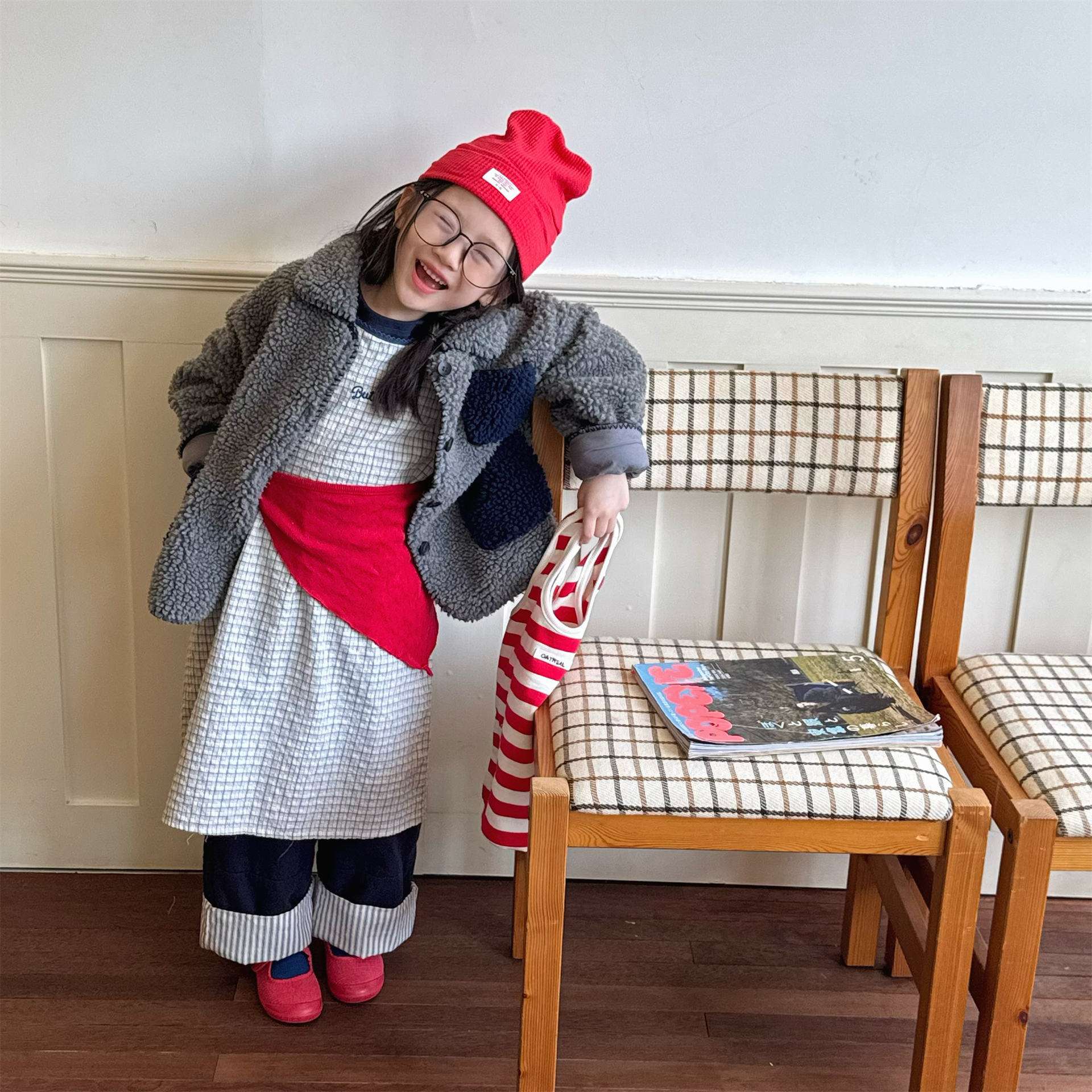 ショートコート・ジャケット・ジャンパー シープボアジャケット バイカラーポケット アウター 厚手 もこもこ防寒【mh0011437】