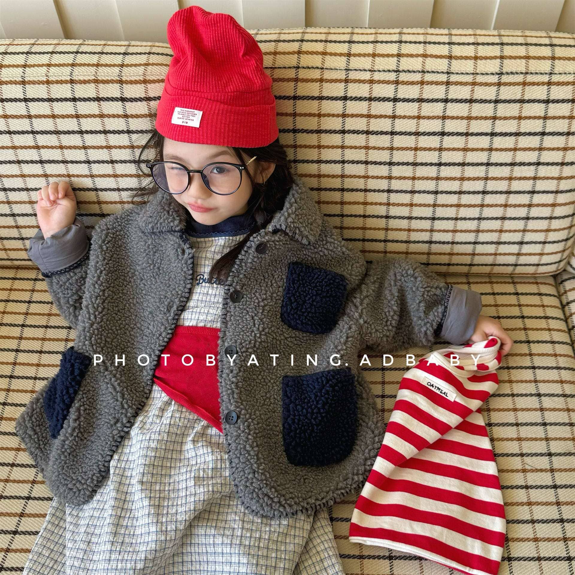 ショートコート・ジャケット・ジャンパー シープボアジャケット バイカラーポケット アウター 厚手 もこもこ防寒【mh0011437】