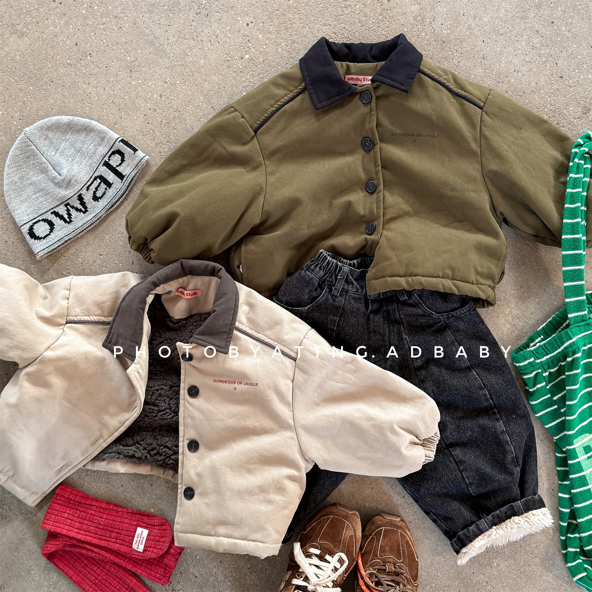 ショートコート・ジャケット・ジャンパー ジャケット 中綿 ボア裏地 ワークテイスト ストリート カジュアル アウター【mh0011604】