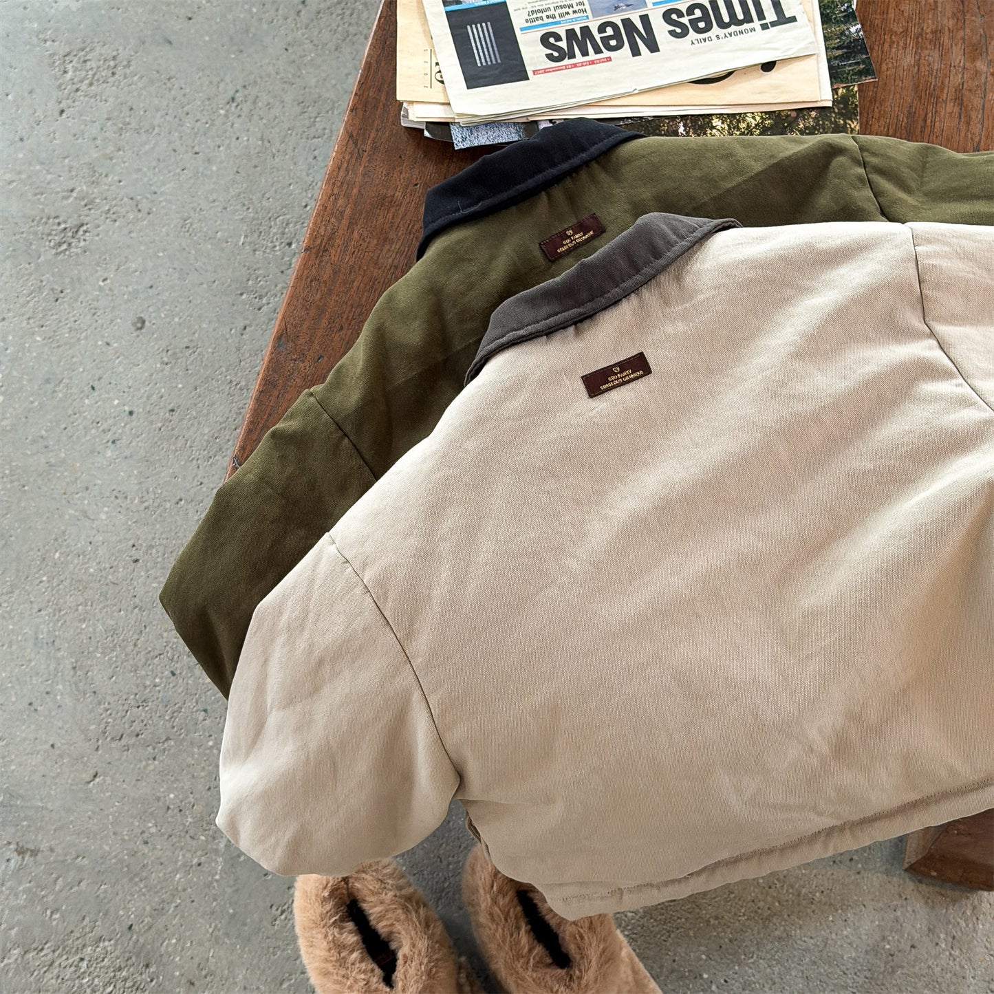 ショートコート・ジャケット・ジャンパー ジャケット 中綿 ボア裏地 ワークテイスト ストリート カジュアル アウター【mh0011604】