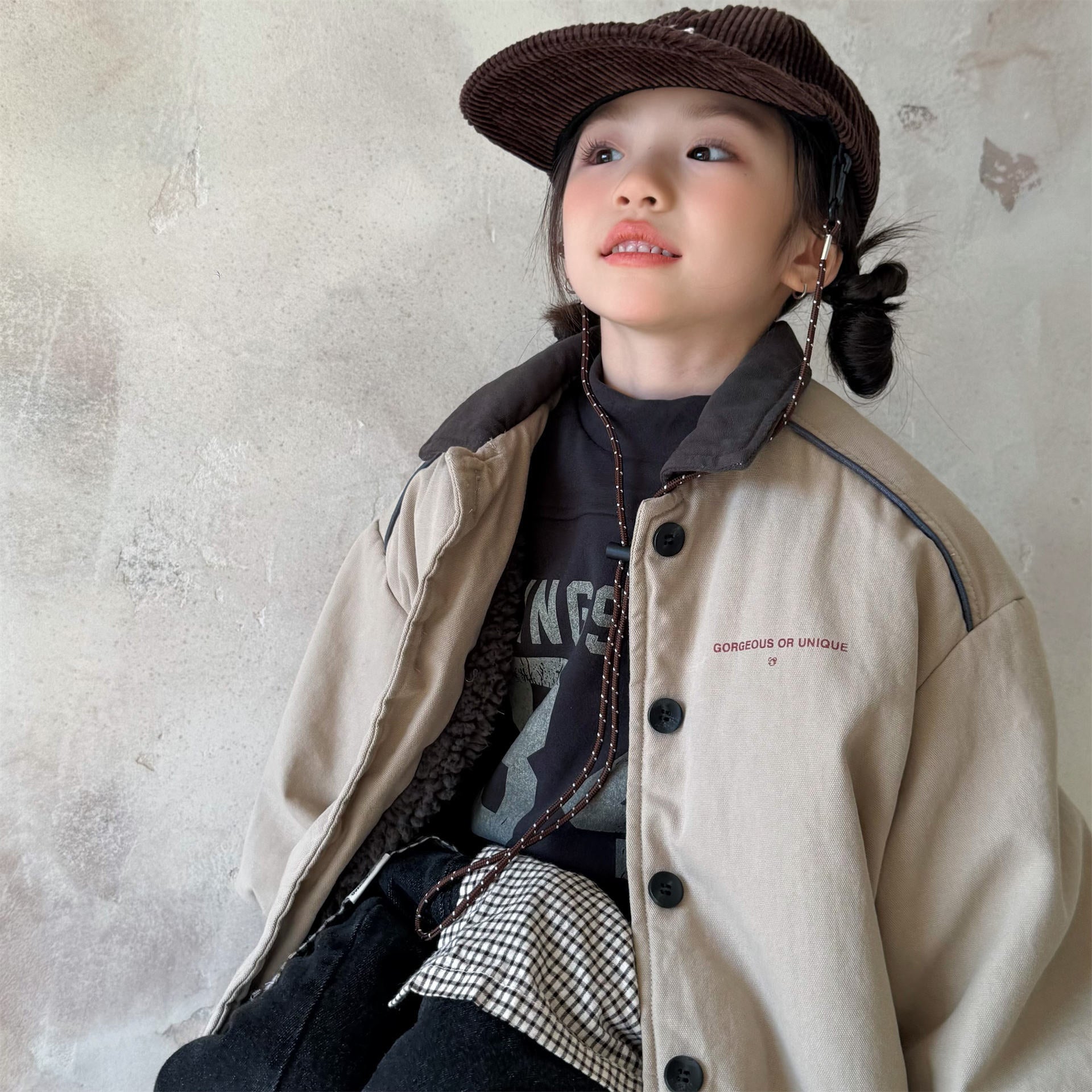 ショートコート・ジャケット・ジャンパー ジャケット 中綿 ボア裏地 ワークテイスト ストリート カジュアル アウター【mh0011604】