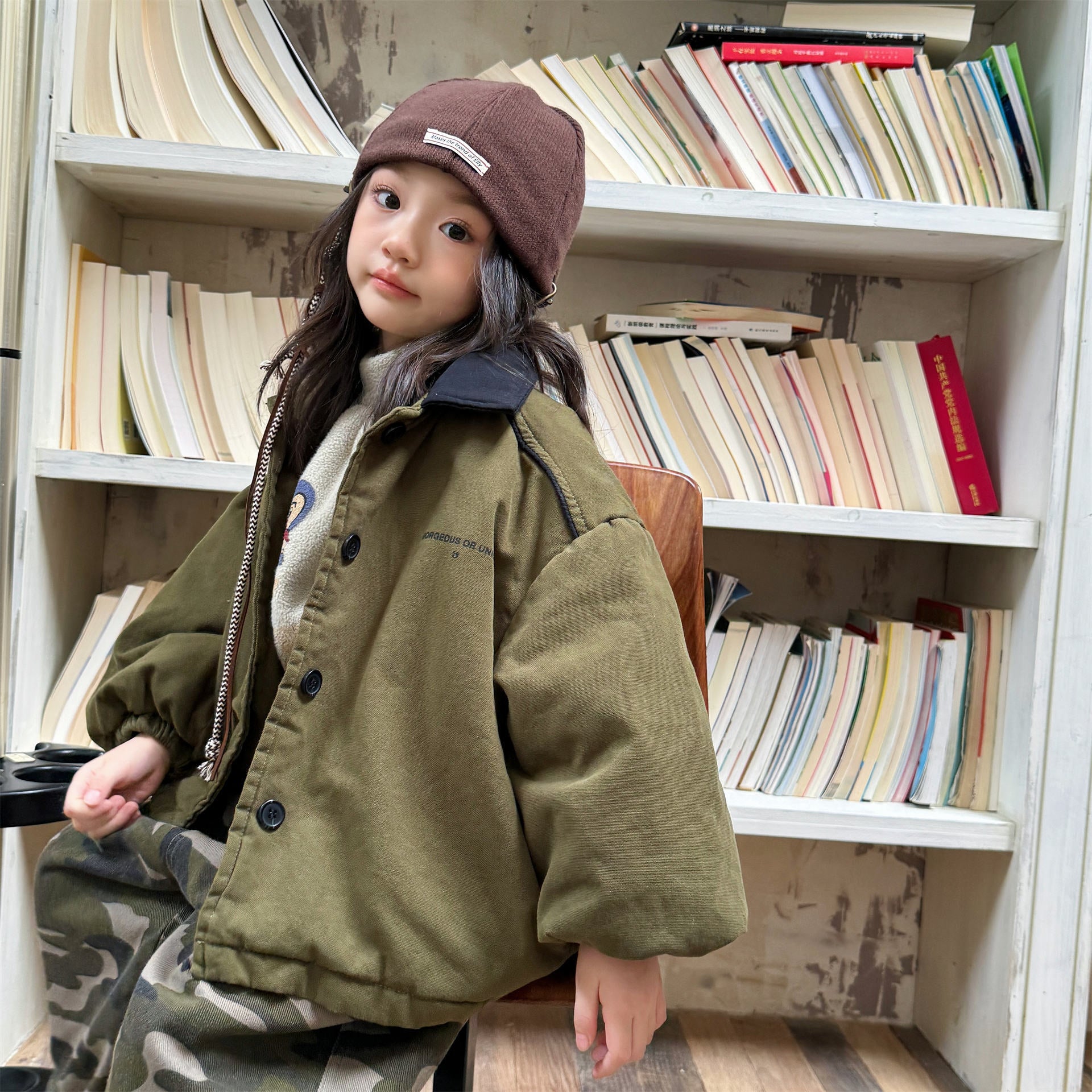 ショートコート・ジャケット・ジャンパー ジャケット 中綿 ボア裏地 ワークテイスト ストリート カジュアル アウター【mh0011604】