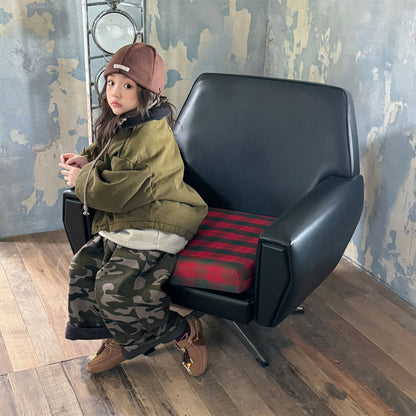 ショートコート・ジャケット・ジャンパー ジャケット 中綿 ボア裏地 ワークテイスト ストリート カジュアル アウター【mh0011604】