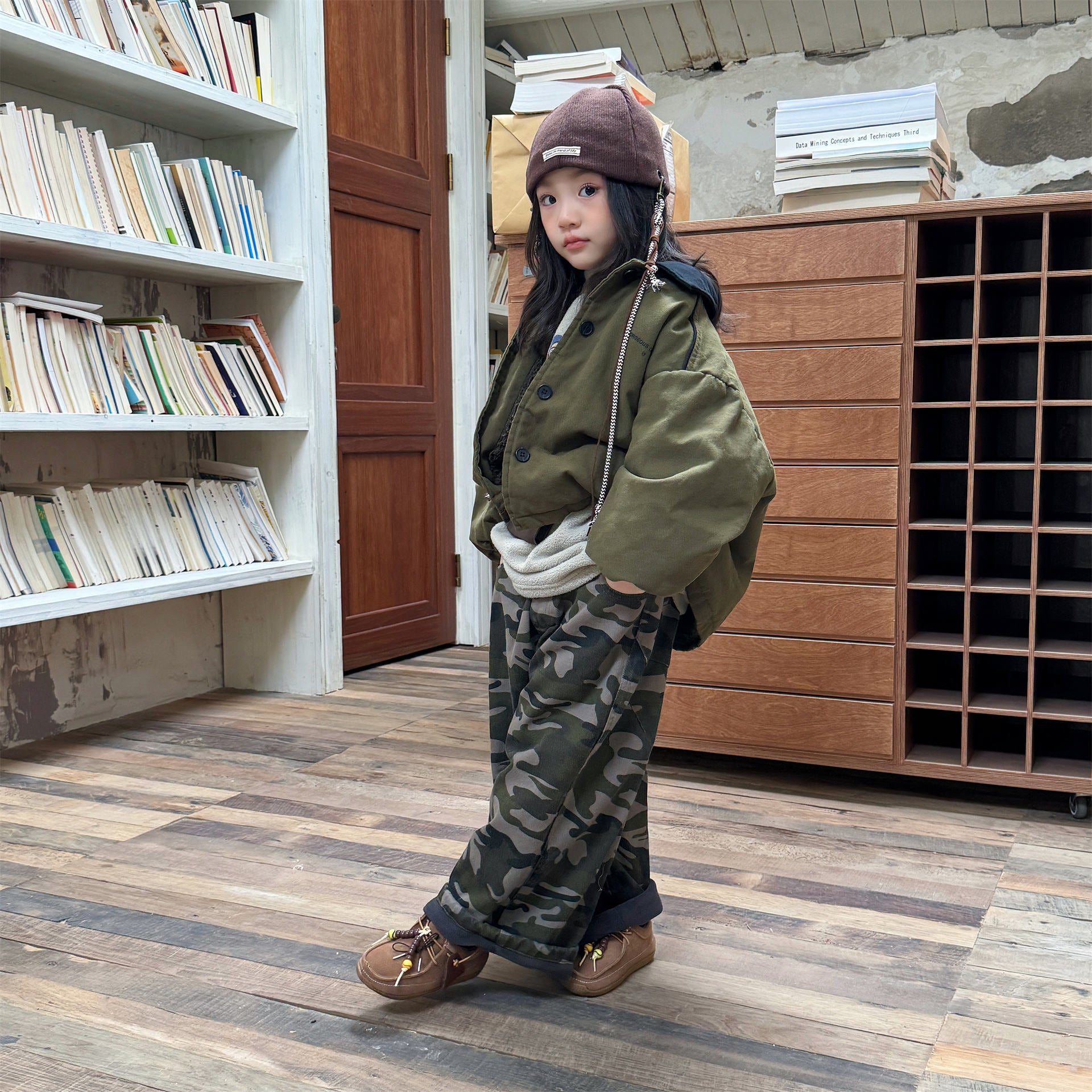 ショートコート・ジャケット・ジャンパー ジャケット 中綿 ボア裏地 ワークテイスト ストリート カジュアル アウター【mh0011604】