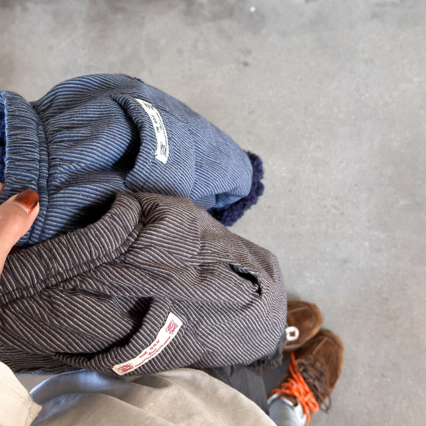 ロングパンツ・スウェットパンツ ストライプパンツ 裏ボア ジョガー スウェット カジュアル ボトムス【mh0011605】