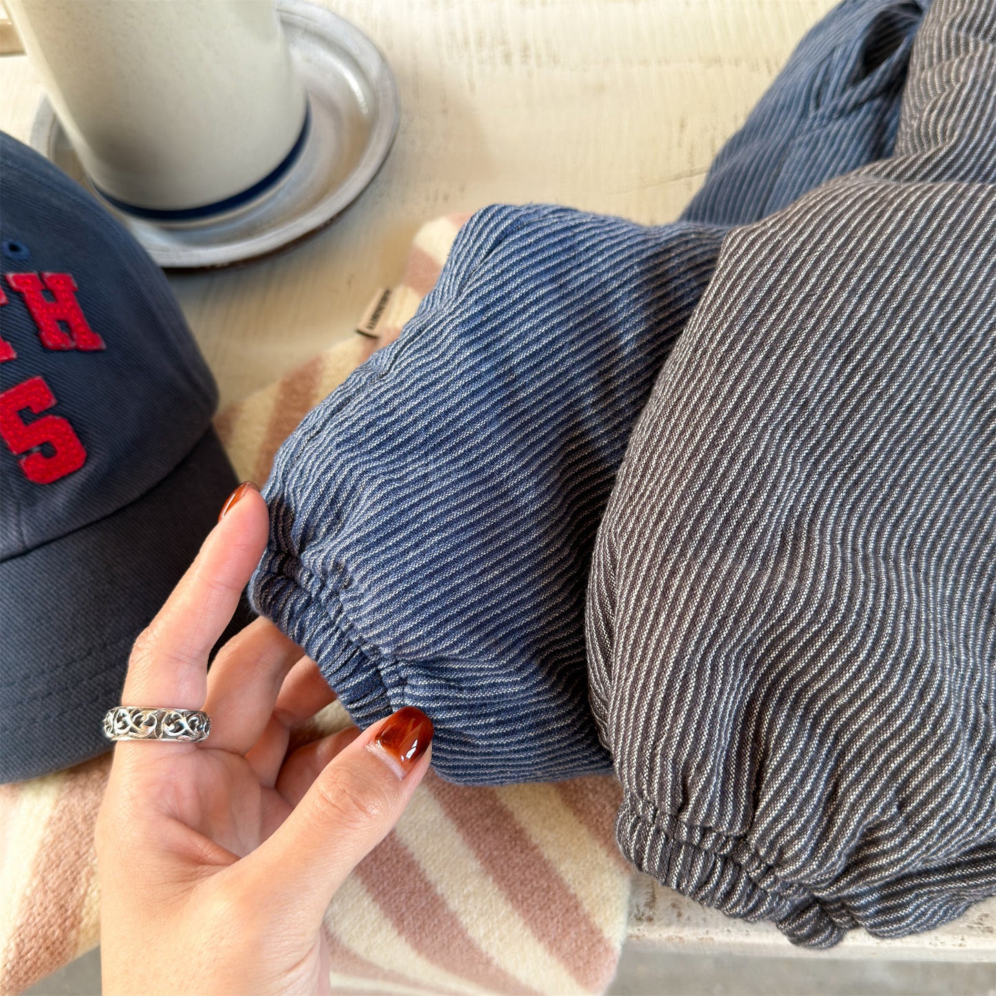 ロングパンツ・スウェットパンツ ストライプパンツ 裏ボア ジョガー スウェット カジュアル ボトムス【mh0011605】