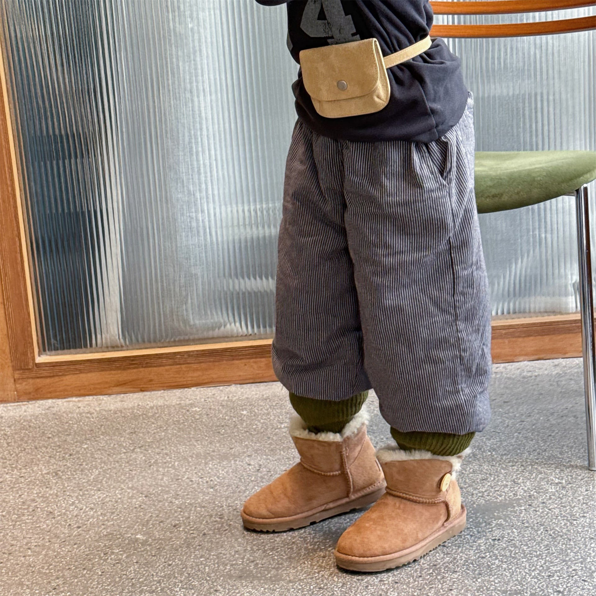 ロングパンツ・スウェットパンツ ストライプパンツ 裏ボア ジョガー スウェット カジュアル ボトムス【mh0011605】