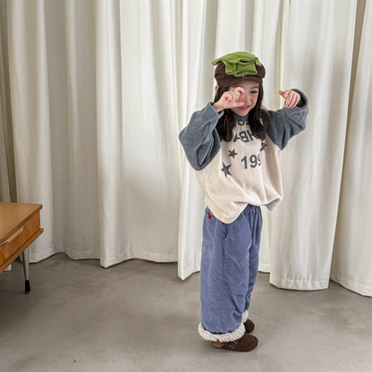 ロングパンツ・スウェットパンツ コーデュロイパンツ 裏ボア 裾ボア ゆったり ワイドパンツ ボトムス【mh0011606】