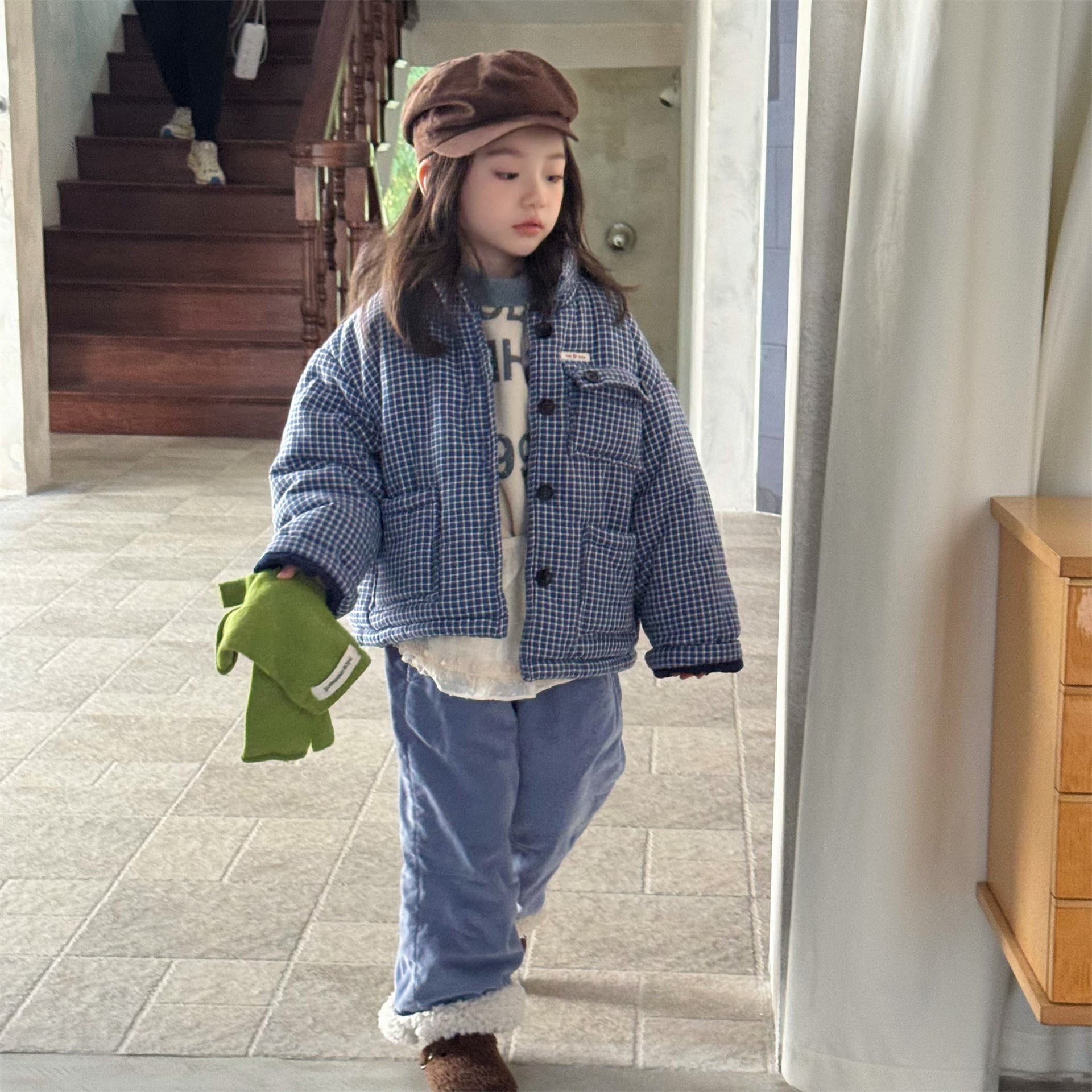 ロングパンツ・スウェットパンツ コーデュロイパンツ 裏ボア 裾ボア ゆったり ワイドパンツ ボトムス【mh0011606】