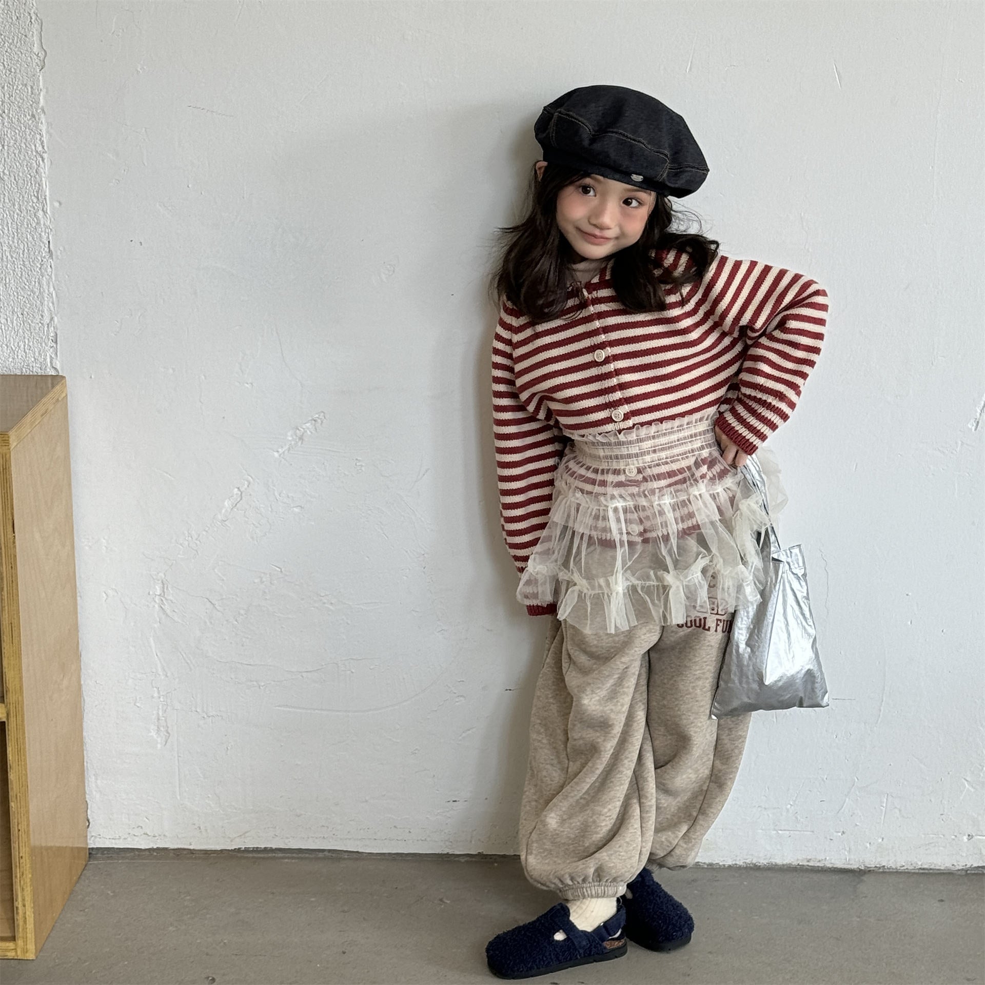 ロングパンツ・スウェットパンツ スウェットパンツ 裏ボア ロゴ刺繍 ゆったり ジョガーボトムス【mh0011607】