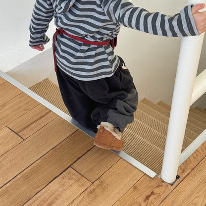 ロングパンツ・スウェットパンツ スウェットパンツ 裏ボア ビッグロゴ バイカラー ボリューム ボトムス【mh0011608】