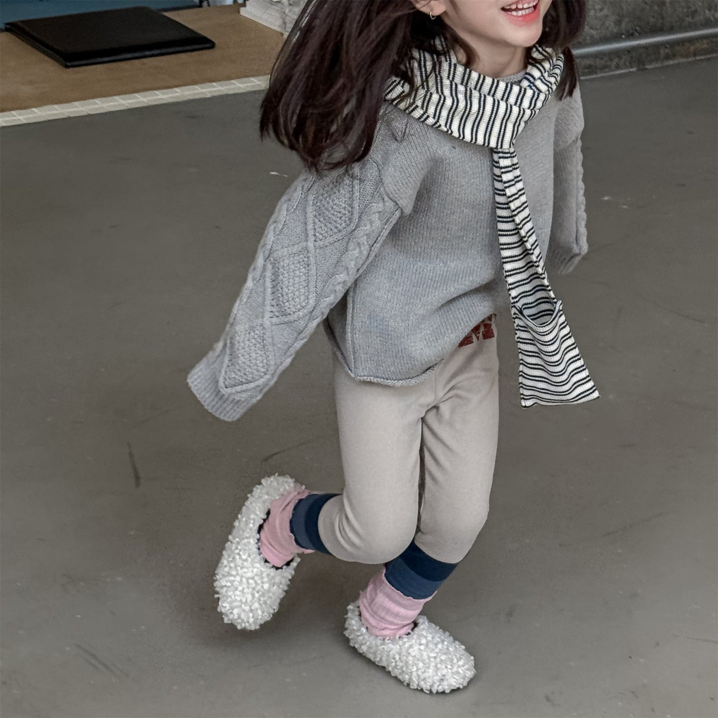 レギンスパンツ レギンスパンツ 裏起毛 バイカラー ドッキング リブ ボトムス【mh0011609】