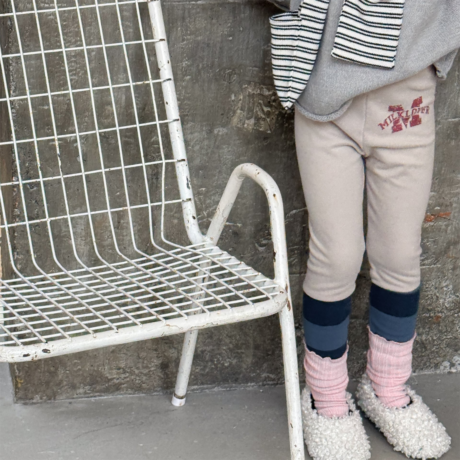 レギンスパンツ レギンスパンツ 裏起毛 バイカラー ドッキング リブ ボトムス【mh0011609】