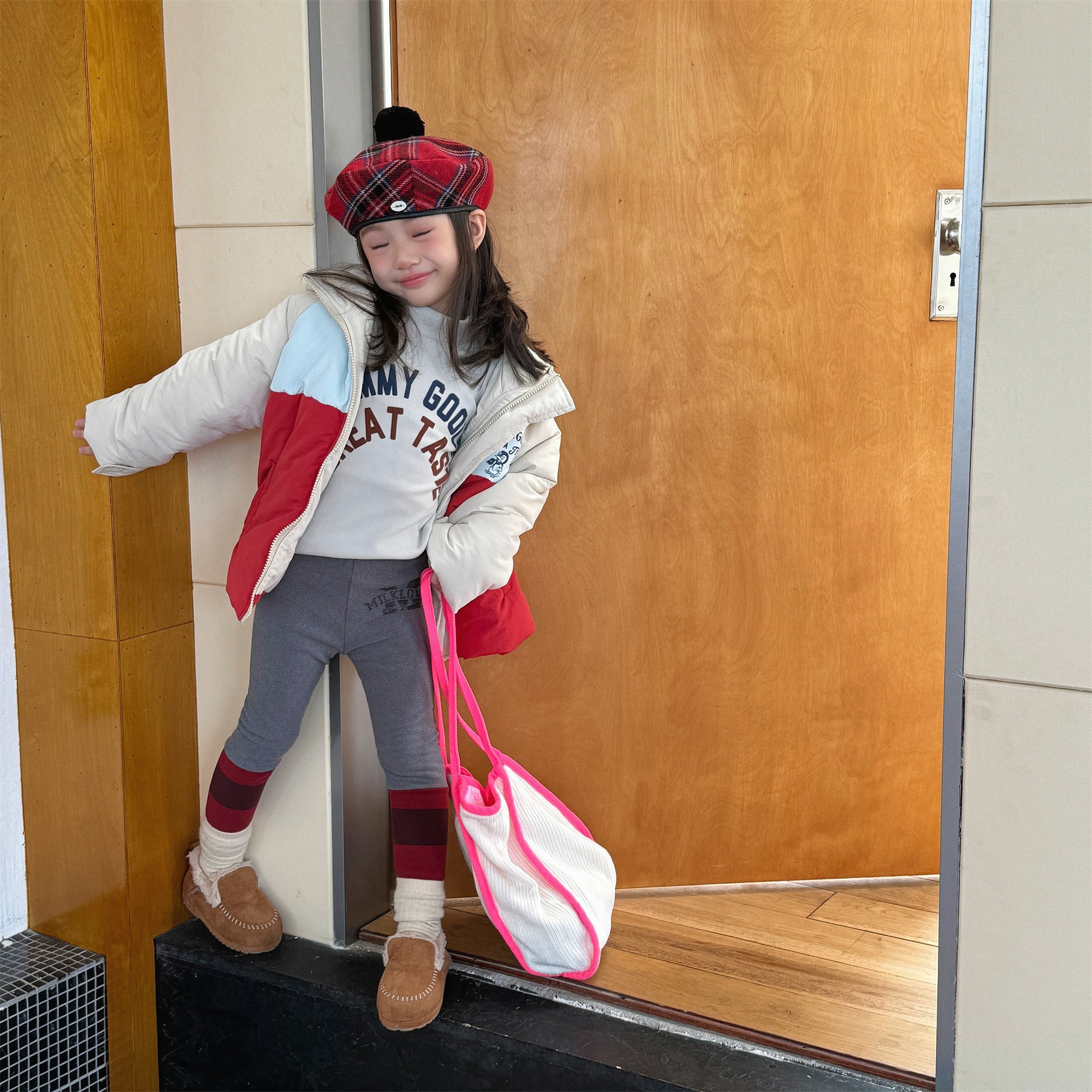 ショートコート・ジャケット・ジャンパー 中綿ダウンジャケット パッチワーク アウター コート【mh0011900】