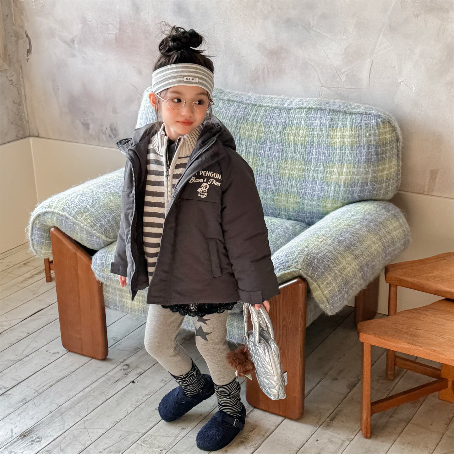 ショートコート・ジャケット・ジャンパー 中綿ダウンジャケット パッチワーク アウター コート【mh0011900】