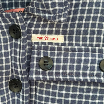 ショートコート・ジャケット・ジャンパー チェック柄ジャケット コート 中綿入り アウター【mh0011901】