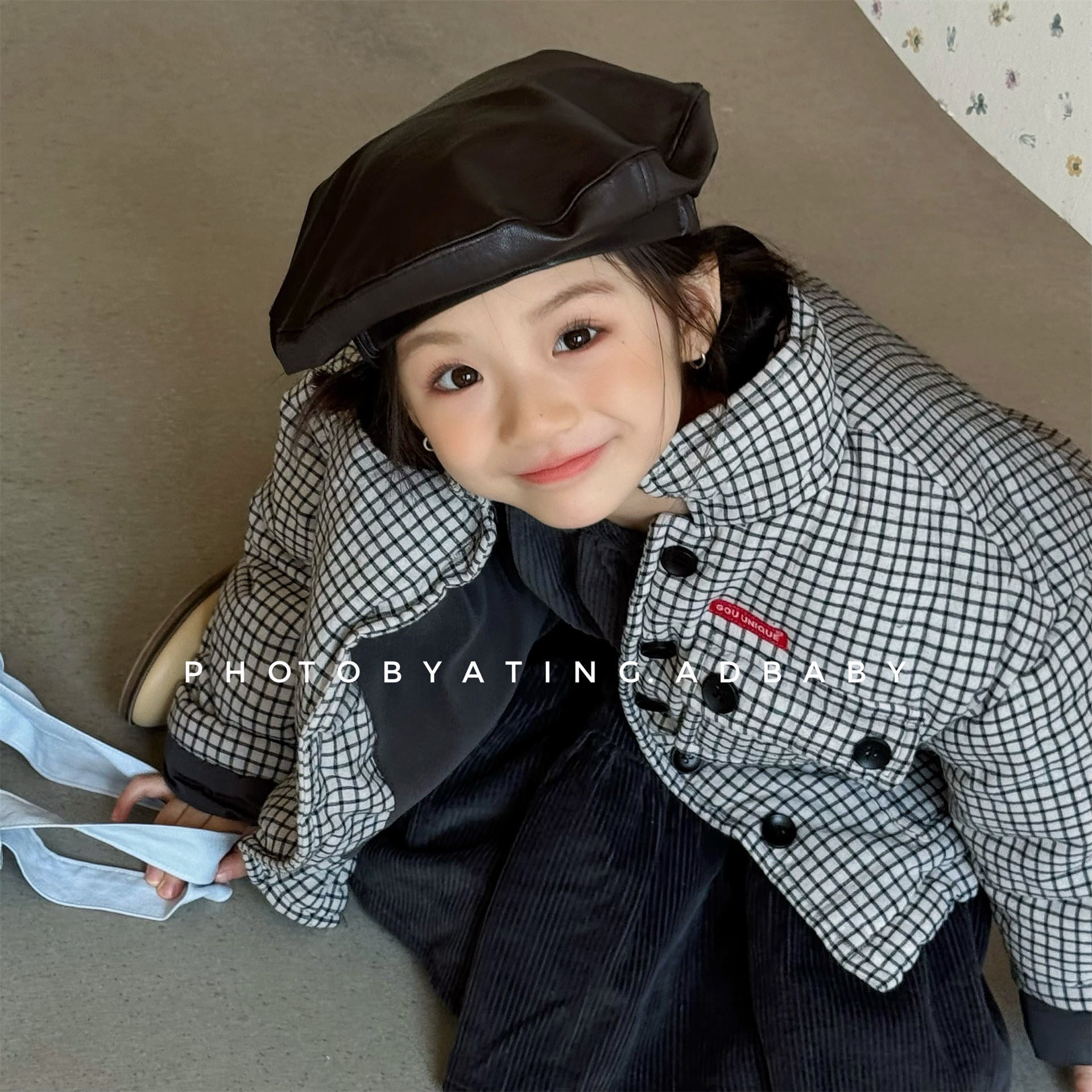 ショートコート・ジャケット・ジャンパー チェック柄ジャケット コート 中綿入り アウター【mh0011901】