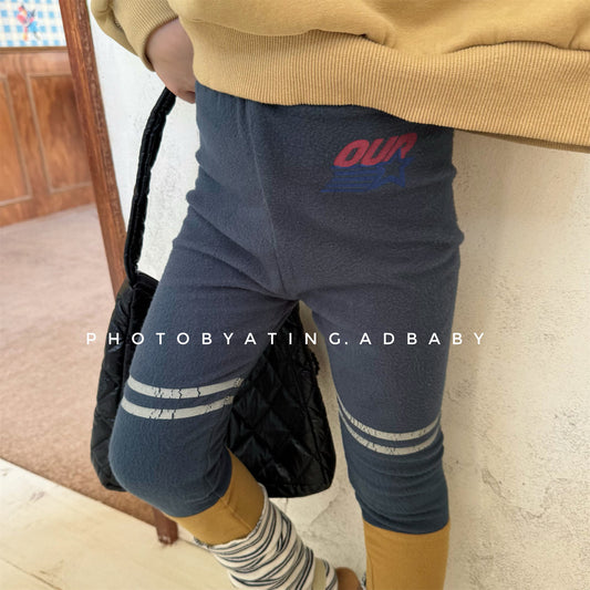 レギンスパンツ 裏起毛レギンスパンツ ラインアクセント パッチワーク 暖パン【mh0011902】