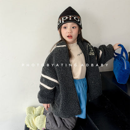 ショートコート・ジャケット・ジャンパー ボアフリースジャケット ダブルライン ジップアップ ボアブルゾン【mh0011903】