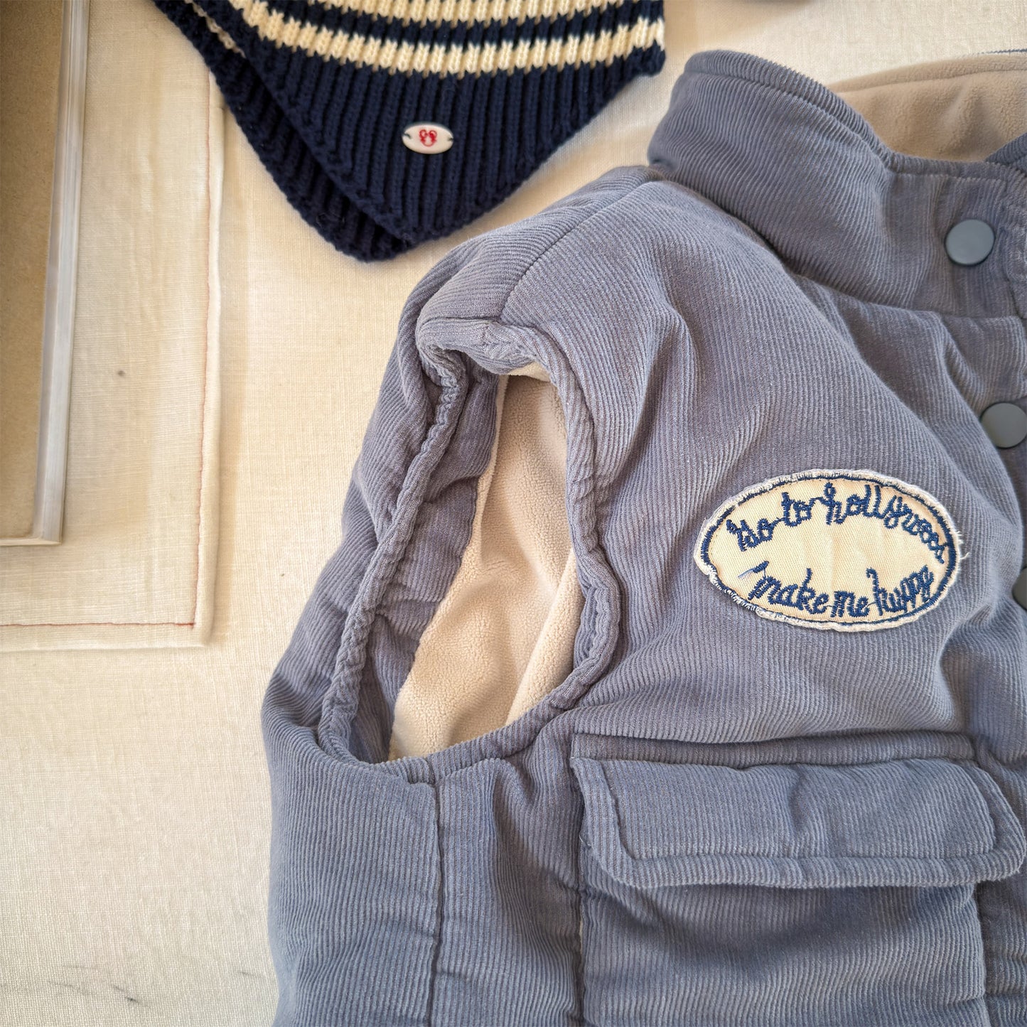 ベスト 中綿ベスト 裏フリース フィッシャーマンベスト アウター【mh0011905】